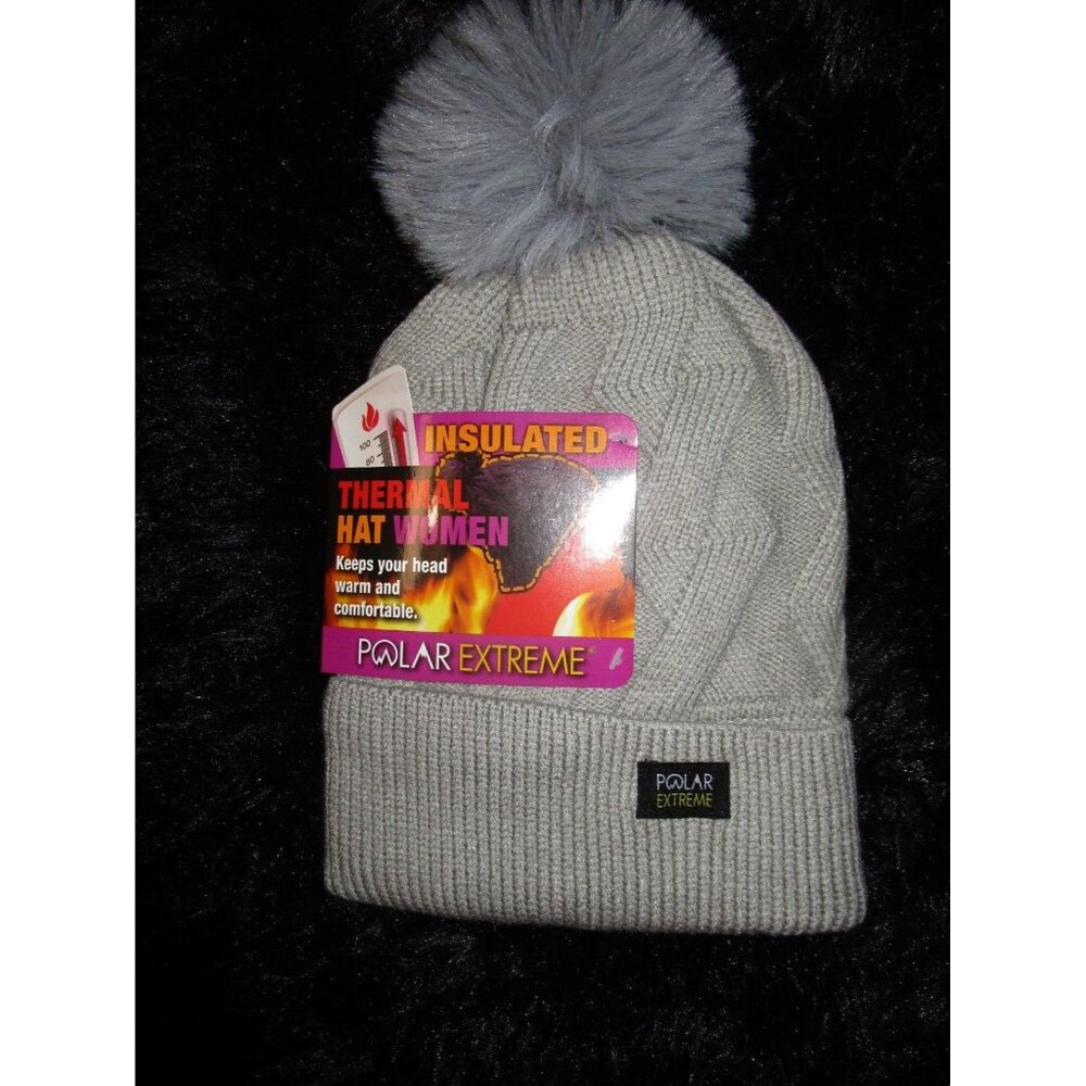 Polar Extreme Women's Thermal Insulated Winter Knit Hat Beanie